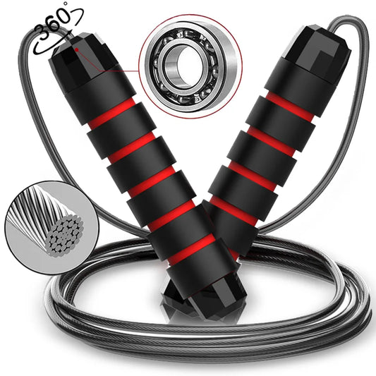 Premium Adjustable Steel Wire Jump Rope – Built for Speed, Performance & Durability